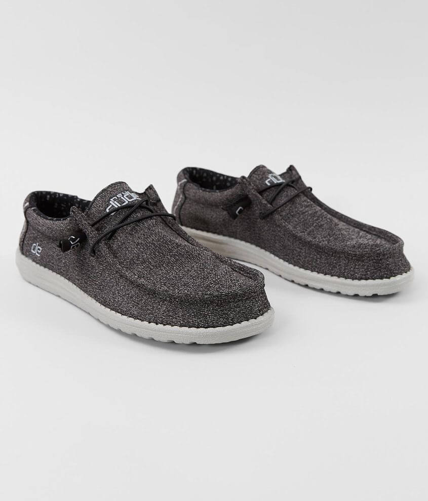 Hey Dude Wally Sox Shoe Men's Shoes in Titanium Buckle