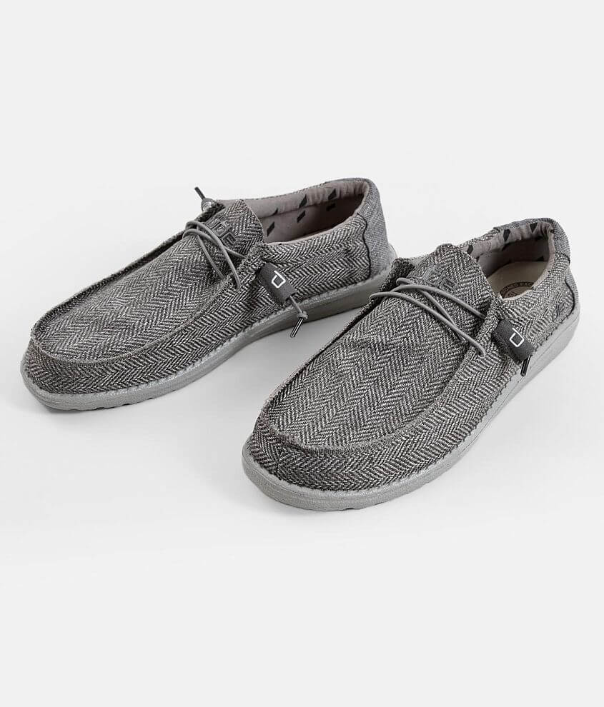 Hey Dude Wally Shoe - Men's Shoes in Lead