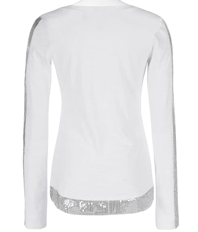 BKE Sequin Top BACK