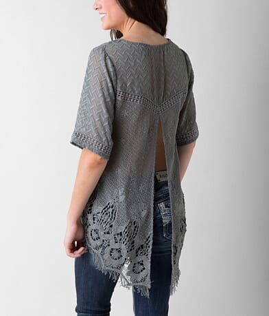 red by BKE High Low Hem Top MISC_DETAIL_2
