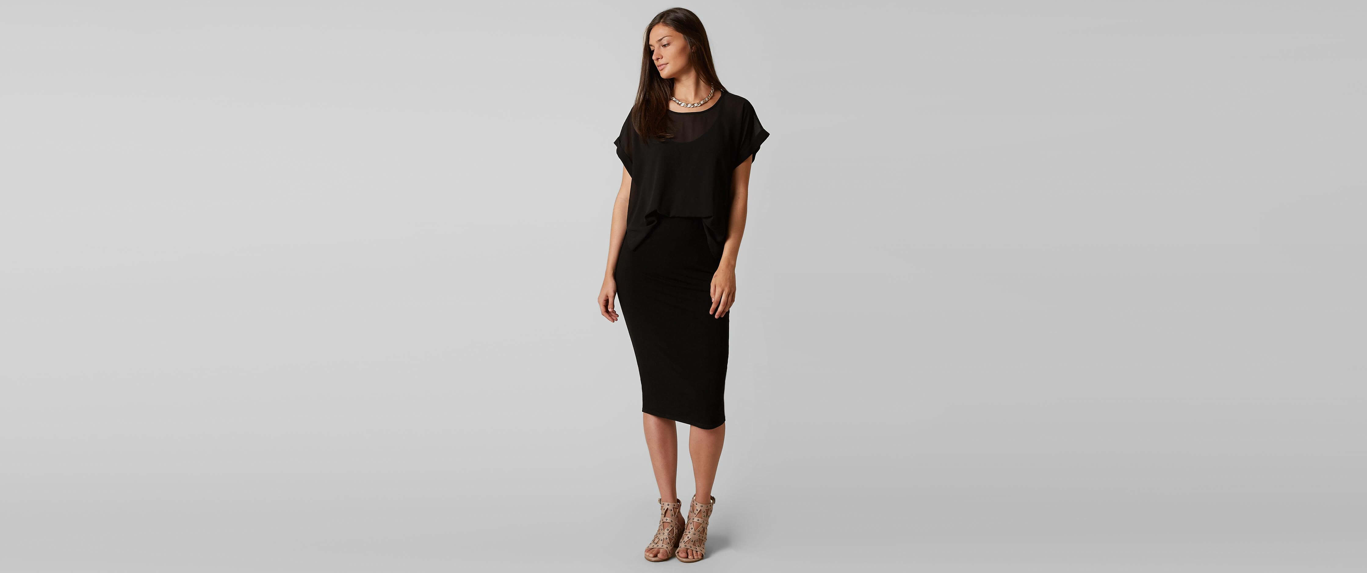 Image of red by BKE Bodycon Dress