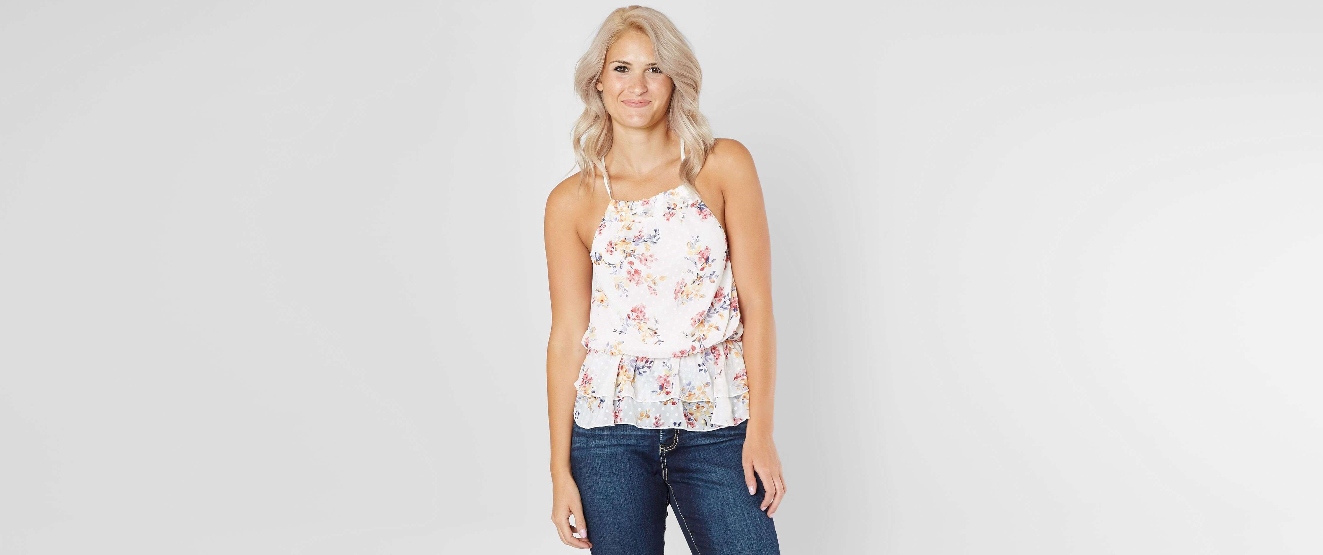 chiffon tank top