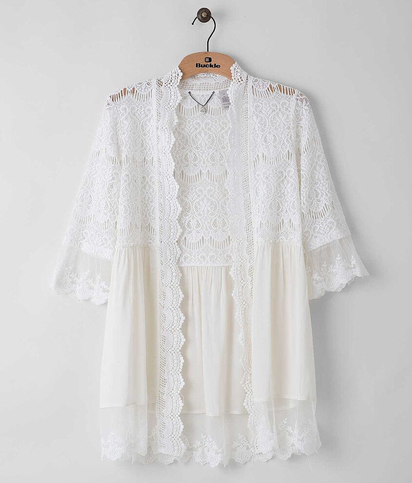 Cream lace cardigan outlet women's