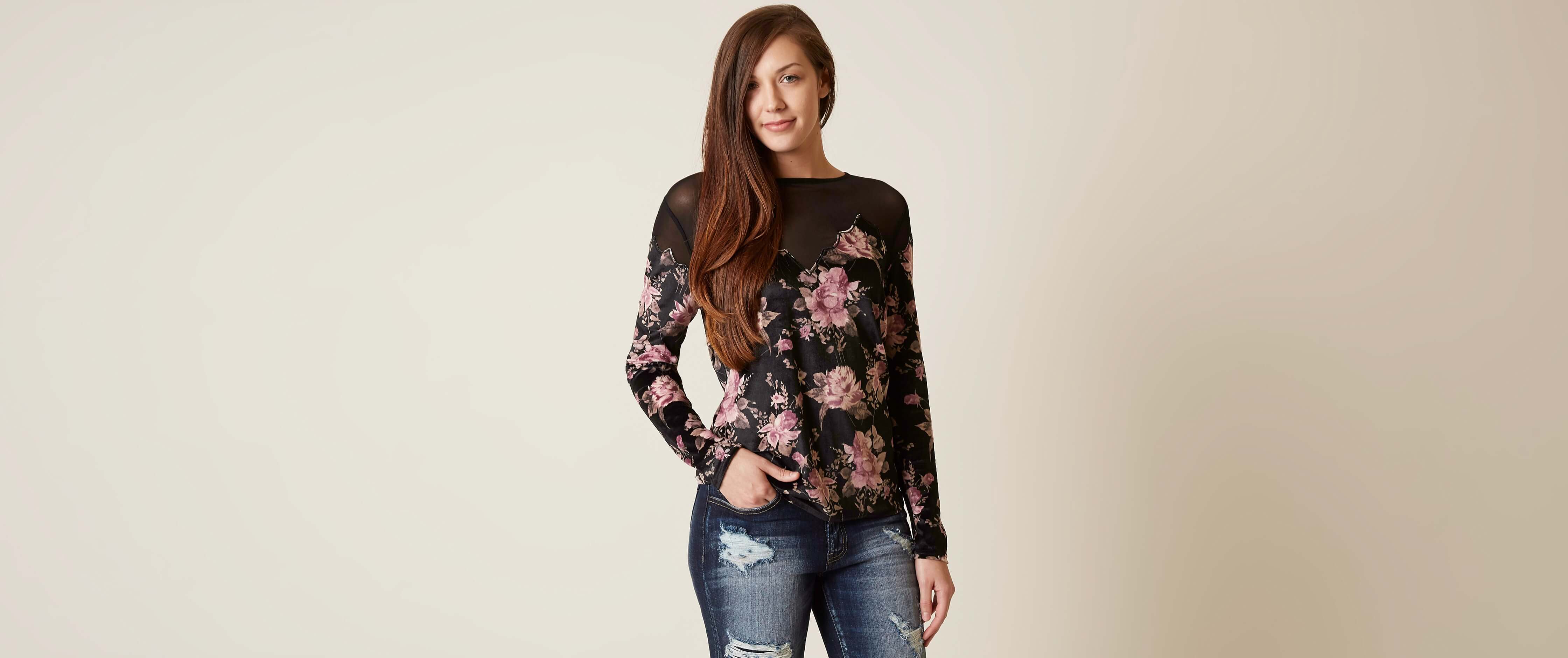 Image of BKE Boutique Floral Top