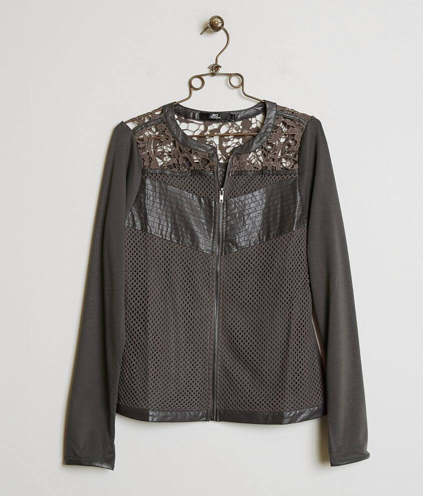 BKE Boutique Pieced Jacket - Women's Coats/Jackets in Grey | Buckle