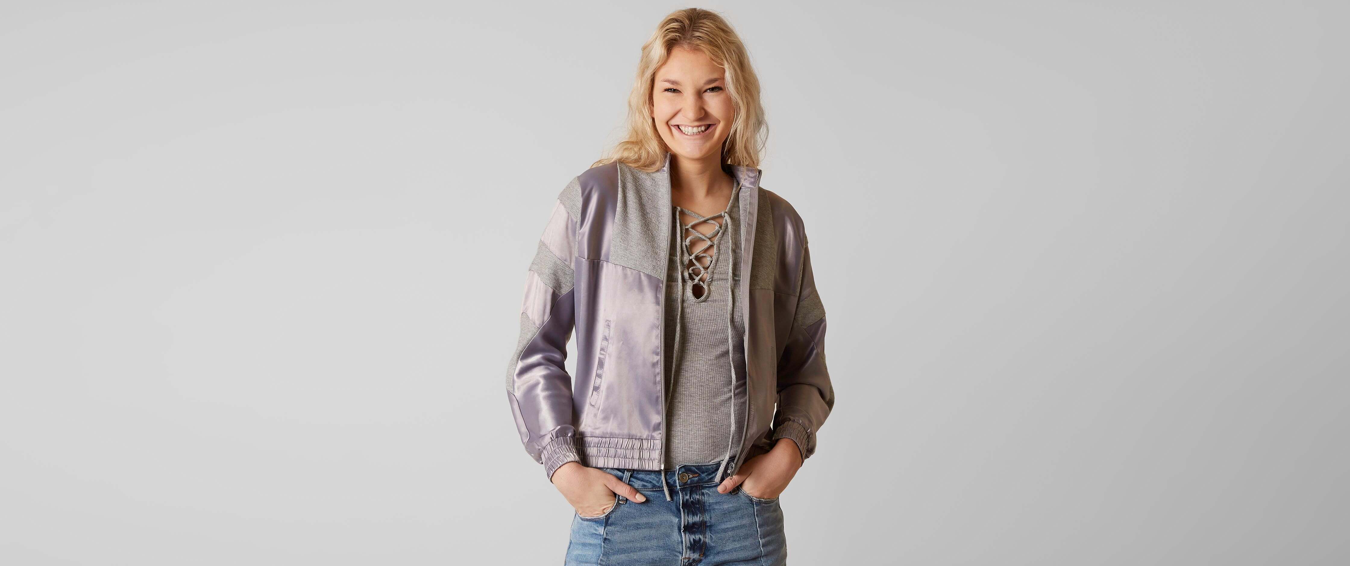 Gilded Intent Pieced Bomber Jacket