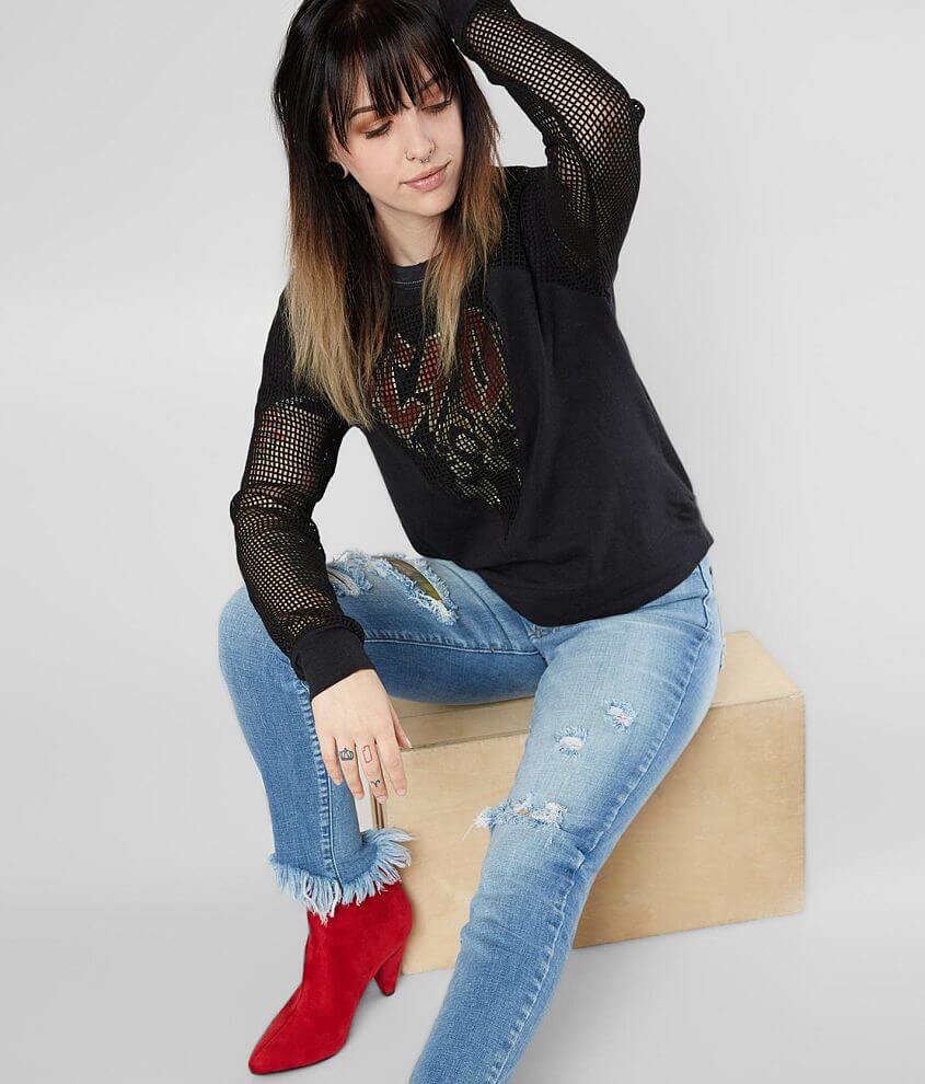 Image of Gilded Intent Mesh Top