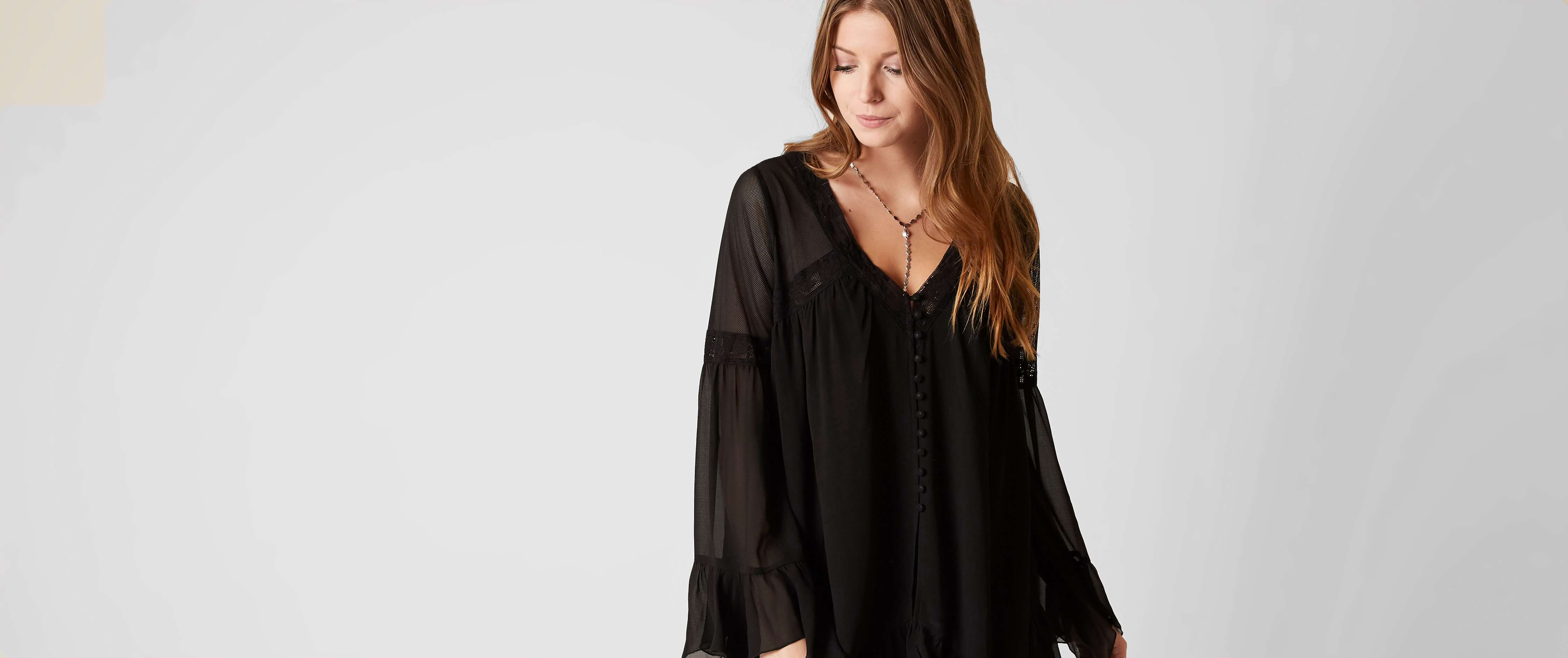 chiffon tunic blouse