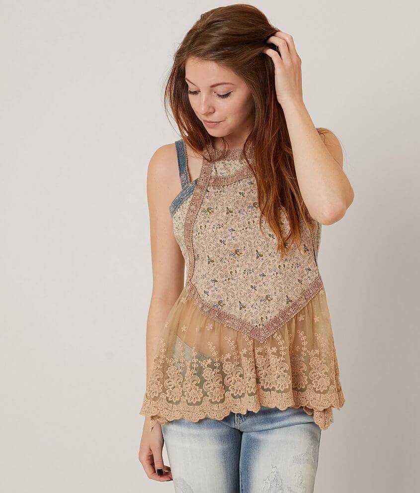 Gimmicks Floral Tank Top front view