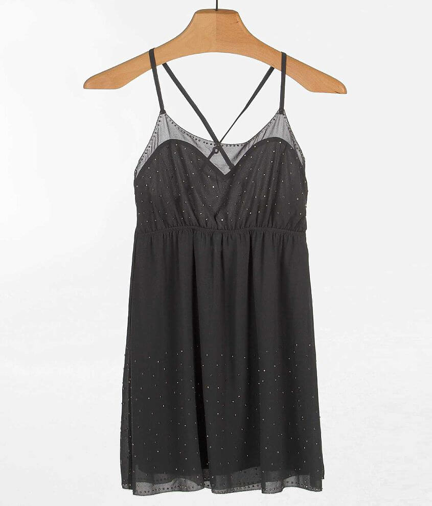 Gimmicks by BKE Embellished Tank Top front view
