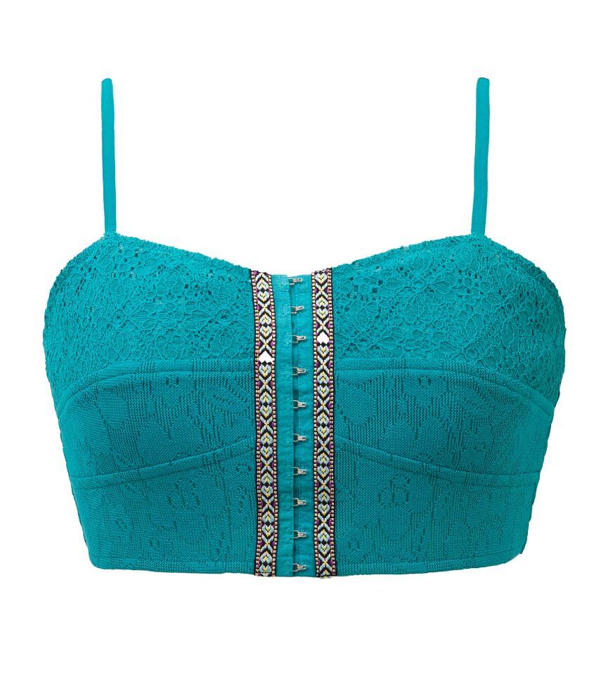 Gimmicks Lace Overlay Bralette front view
