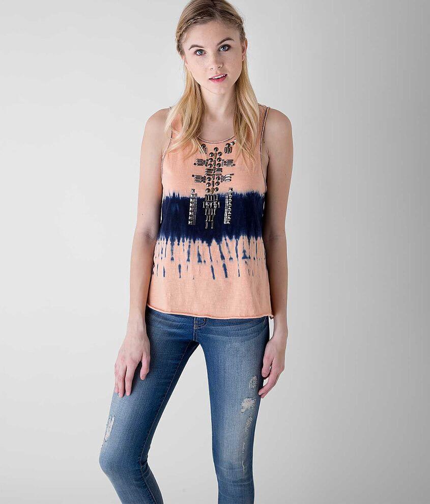 Gimmicks Tie Dye Tank Top front view