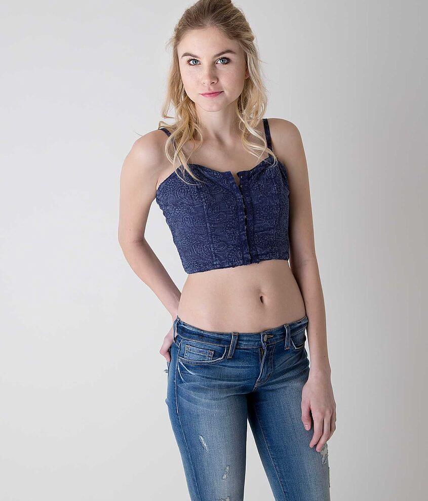 Gimmicks Embroidered Bralette front view