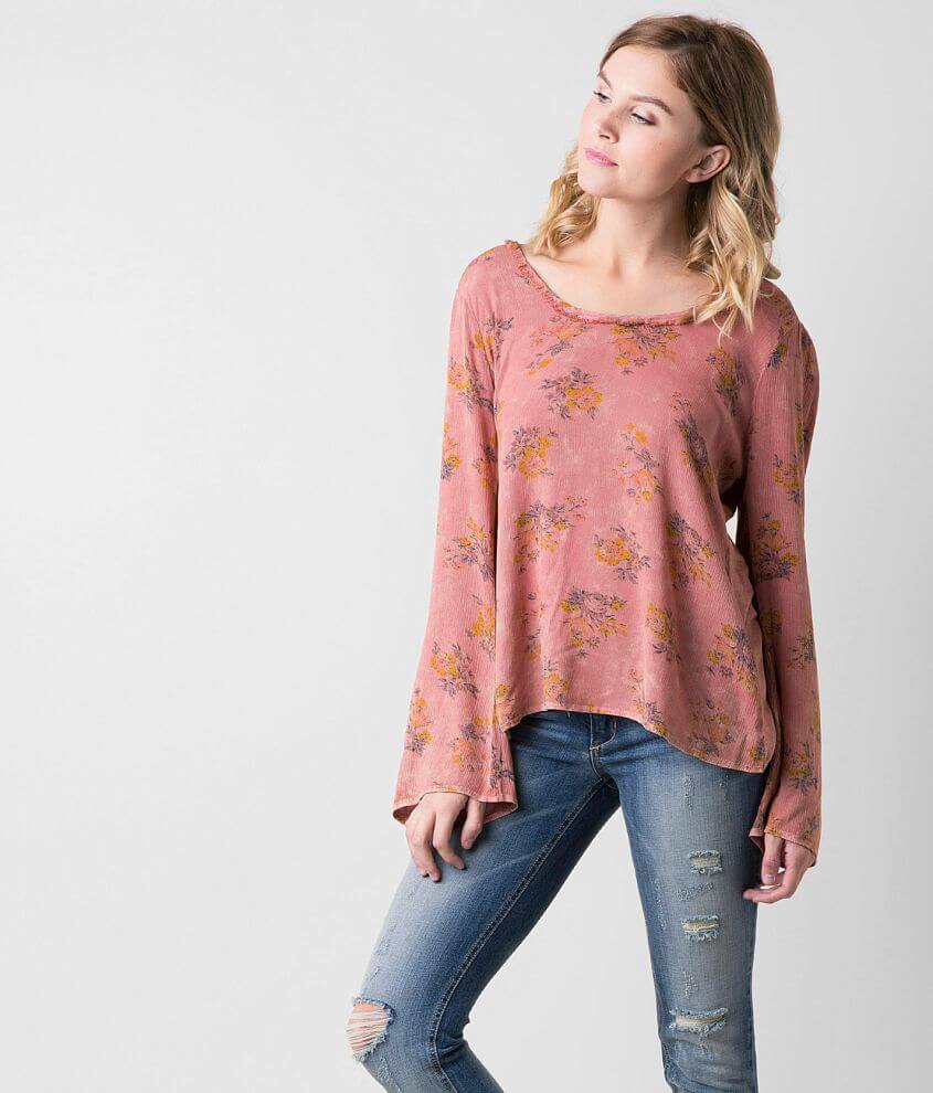 Gimmicks Floral Print Top front view