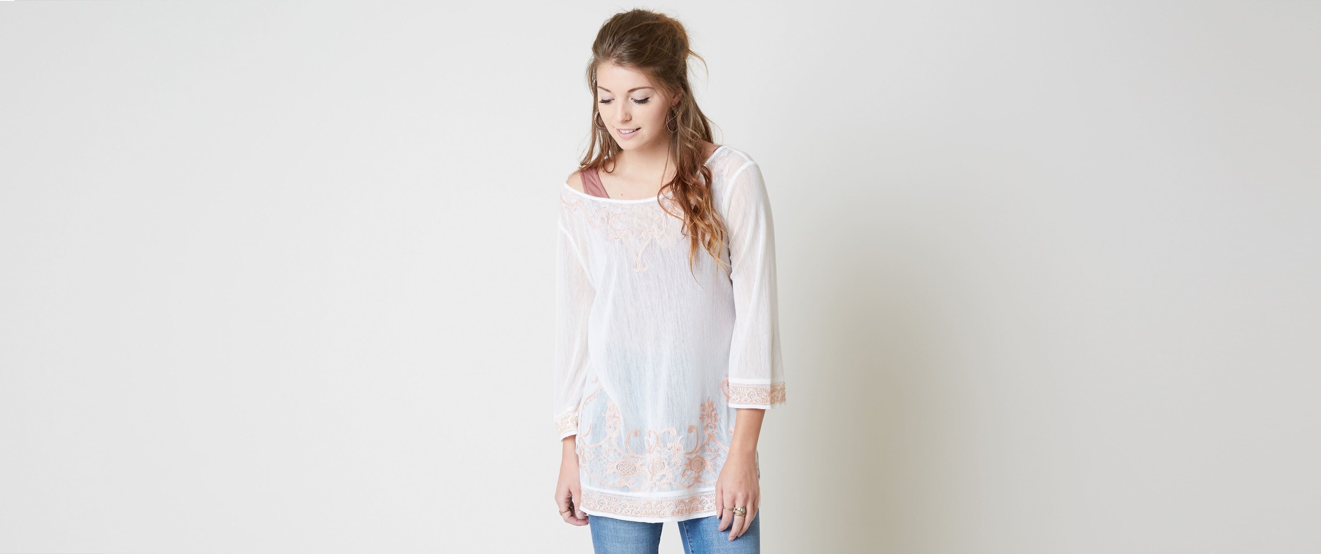 Image of Gimmicks Mesh Top