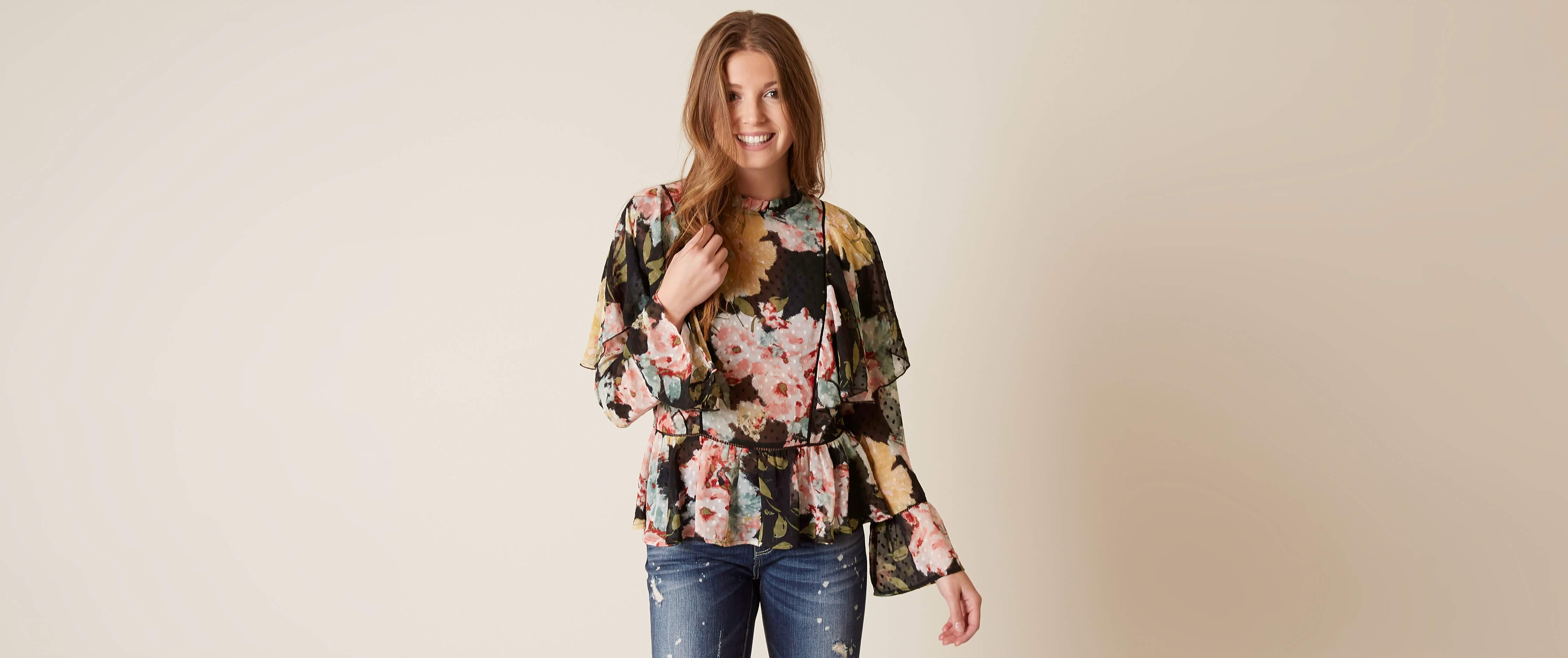 Image of Gimmicks Swiss Dot Top