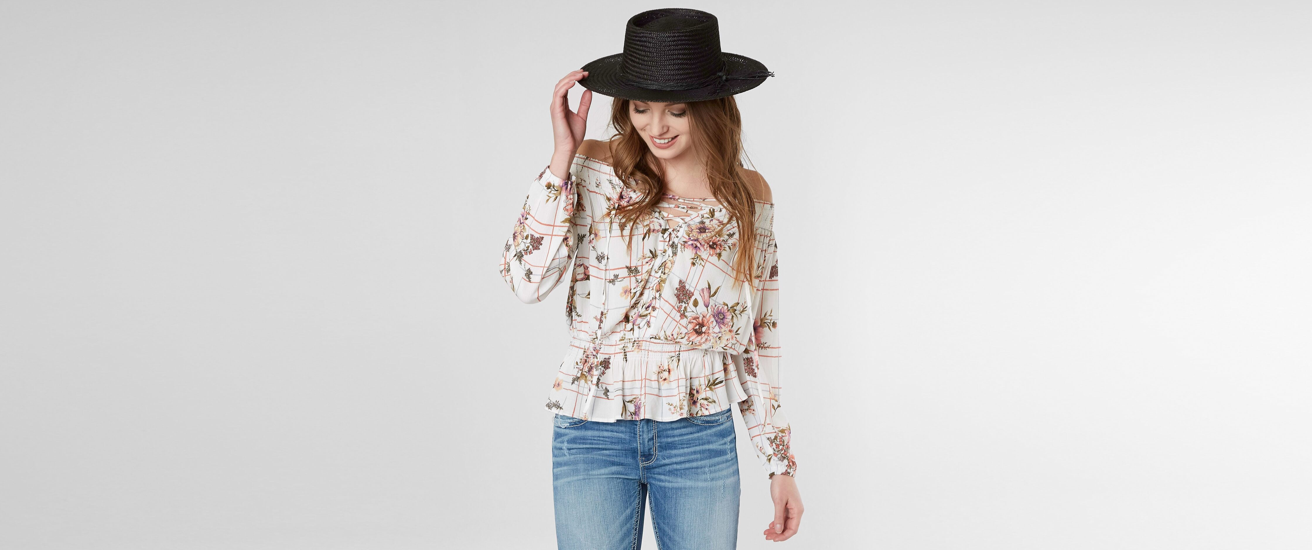 Image of Gimmicks Floral Off The Shoulder Top