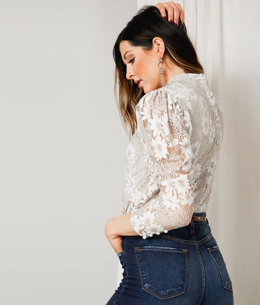 Lace Overlay Top 