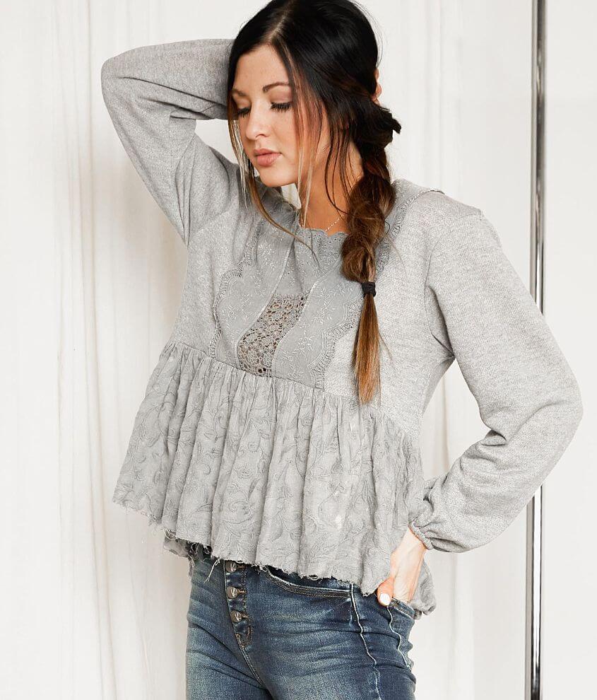 Image of Gimmicks Embroidered Knit Top