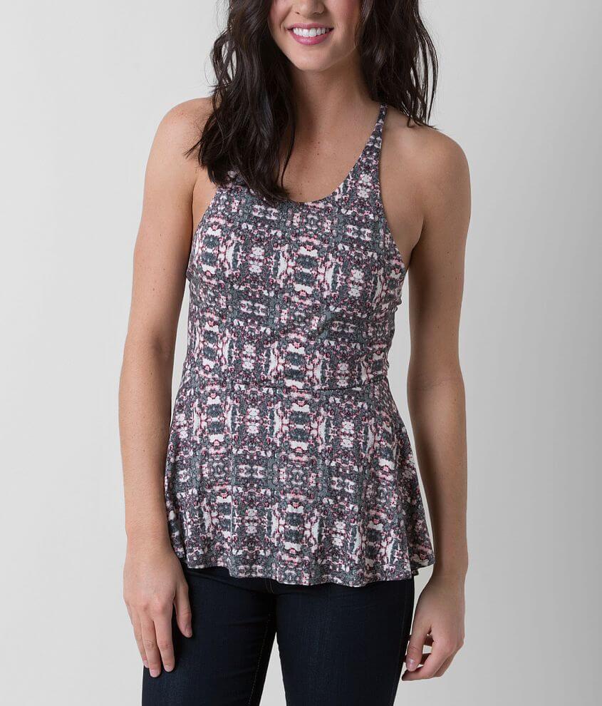 BKE Boutique Printed Tank Top front view