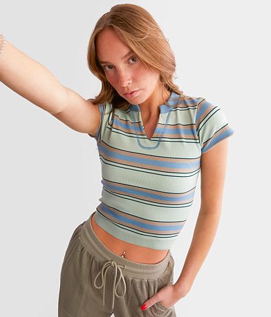 FITZ + EDDI Seamless Cropped Top front view