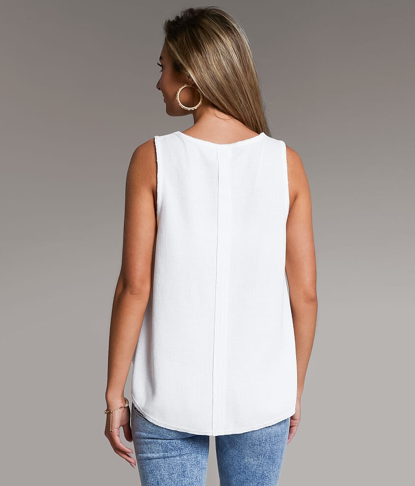 High Neck Thermal Tank Top - thumbnail 2