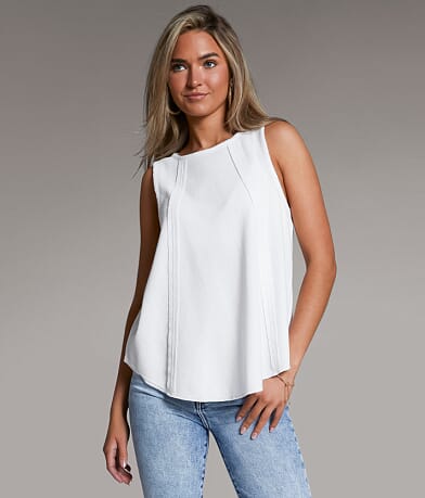 BKE High Neck Thermal Tank Top front view