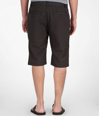 Buckle Black Pinstripe Short BACK