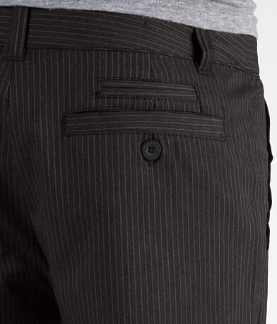 Buckle Black Pinstripe Short BACK_POCKET