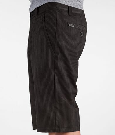 Buckle Black Pinstripe Short LEFT_DETAIL