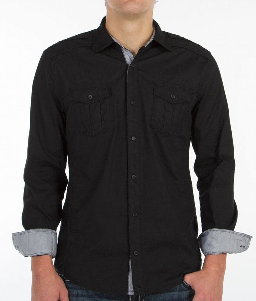 Buckle Black Rockstar Shirt front view