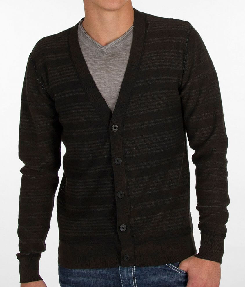 Buckle Black No More Cardigan Sweater front view