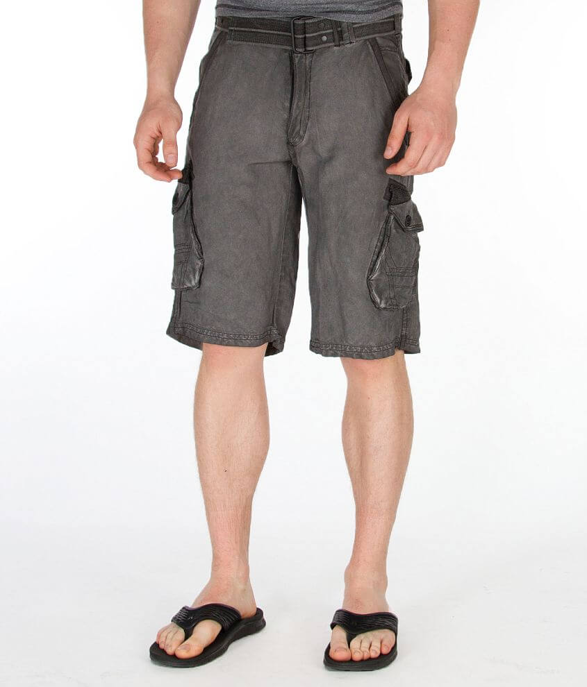 Buckle Black Too Soon Cargo Short front view