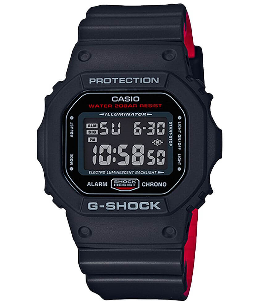 G-Shock DW-5600 Watch - Men's Watches in Black | Buckle
