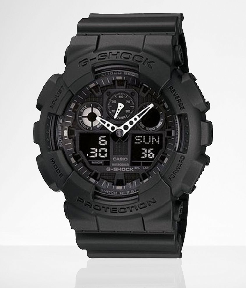 G-Shock GA100BT-1A Big Combi Military Watch front view