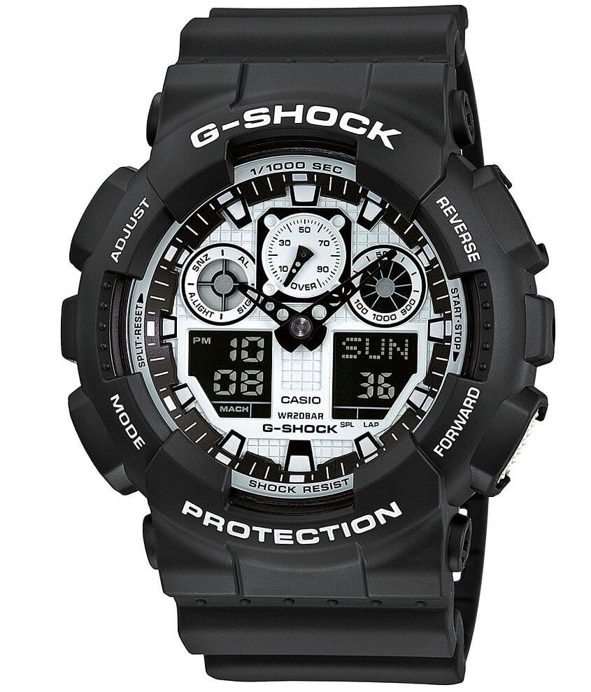 G-Shock GA-100BW Watch front view