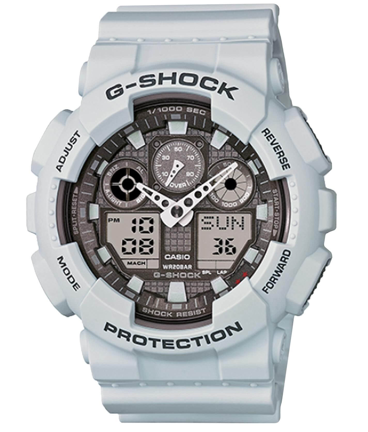 G-Shock GA-100LG Watch - Clothing in Ice Grey | Buckle