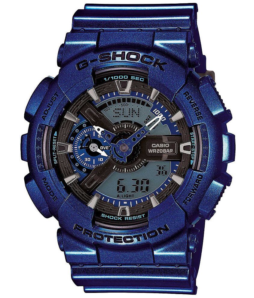 G-Shock GA-110 Watch Men's Watches in Blue Buckle