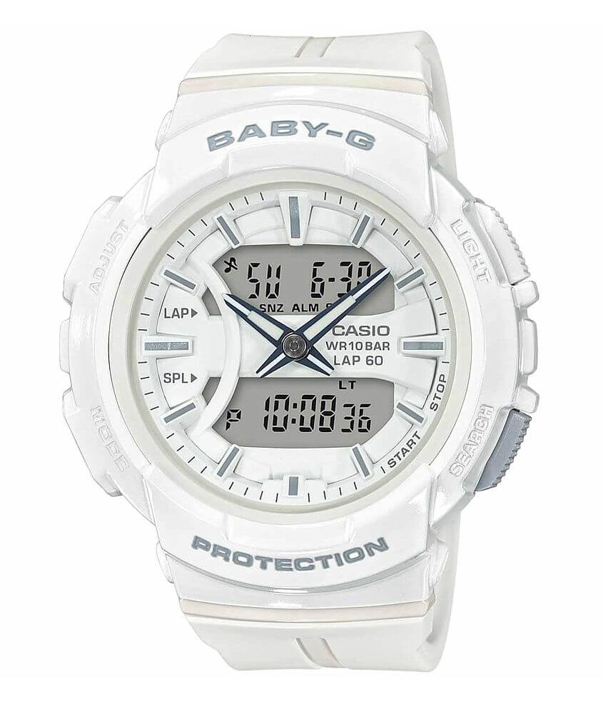 G Shock Baby G BGA240BC 7A Running Watch Women s Watches in White Buckle