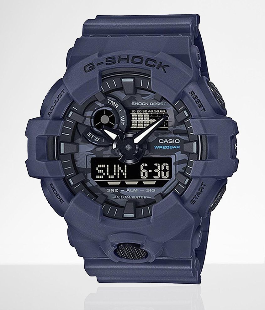 G Shock GA700CA2A Watch Men s Watches in Navy Buckle