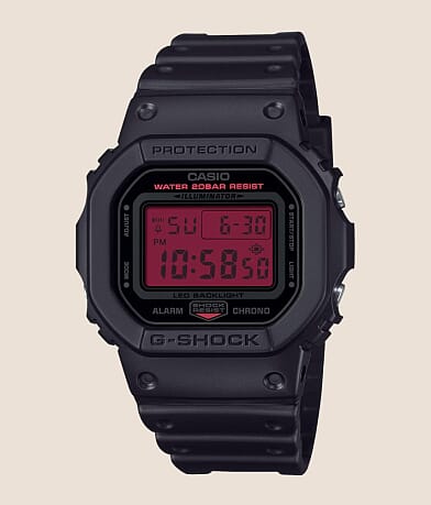 G-Shock DW5600BBR Watch front view