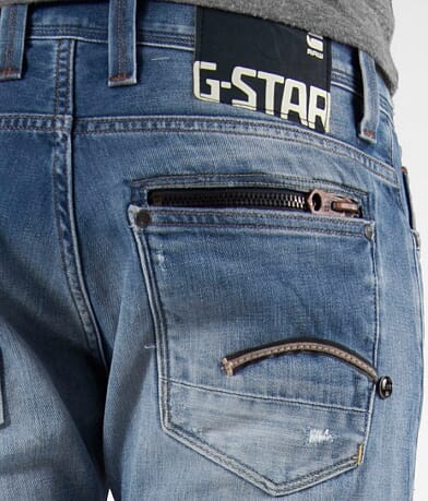G-Star RAW Attacc Straight Jean back pocket view