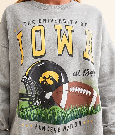 Gameday SOCIAL&#174; Iowa Hawkeye Oversized Pullover misc detail 1 view