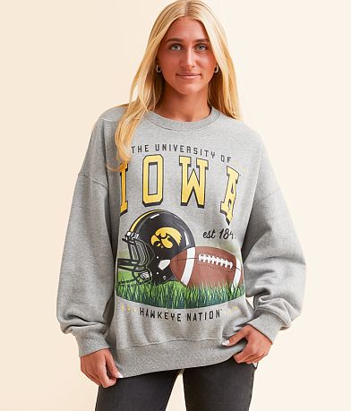 Gameday SOCIAL&#174; Iowa Hawkeye Oversized Pullover full right side view