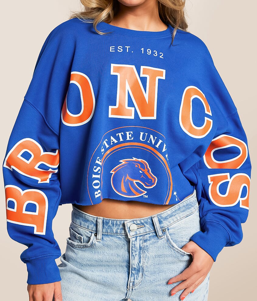 Boise Sate Broncos Cropped Pullover