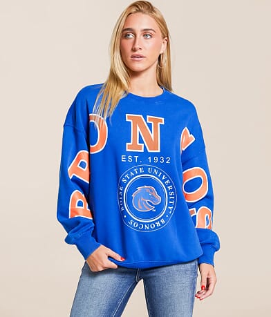 Gameday SOCIAL® Boise State™ Oversized Pullover front view