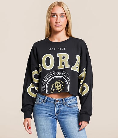 Gameday SOCIAL® Colorado™ Cropped Pullover front view