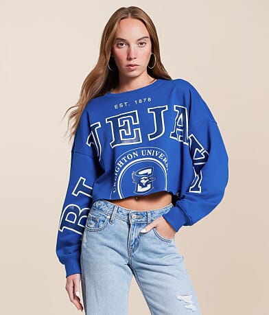 Gameday SOCIAL® Creighton Bluejays™ Pullover front view