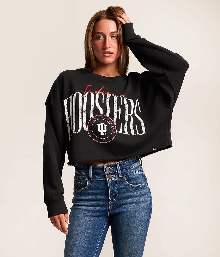 Indiana Hoosiers Cropped Pullover