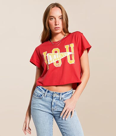 Gameday SOCIAL® ISU® Cyclones® Flag T-Shirt front view